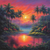 Tropical Serenity Full Coverage Cross Stitch Pattern