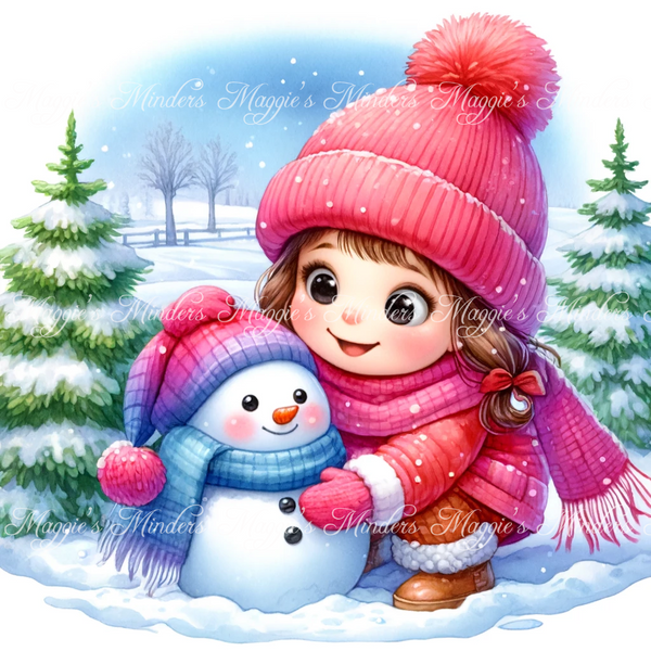 Winter Fun Full Coverage Cross Stitch Pattern